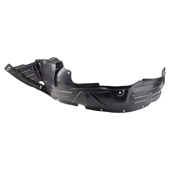 TRQ Front Left Inner Fender Liner Black Drivers Side Fits Select 2007-2008 Honda Element HO1248129