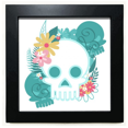 thumbnail image 1 of Mexico Undead l Illustrations Black Square Frame Picture Wall Tabletop, 1 of 3