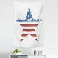 thumbnail image 1 of American Flag Tapestry, American Flag Print as Star Shaped Stripes National Emblem Illustration, Fabric Wall Hanging Decor for Bedroom Living Room Dorm, 5 Sizes, Navy Brown, by Ambesonne, 1 of 1