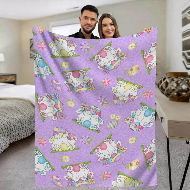 Blanket Ladder Throw Blankets for Bed Blanket Twin Purple Blanket One Size Walmart