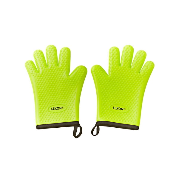 LEXON Silicone Cooking Gloves Heat Resistant Oven Mitts