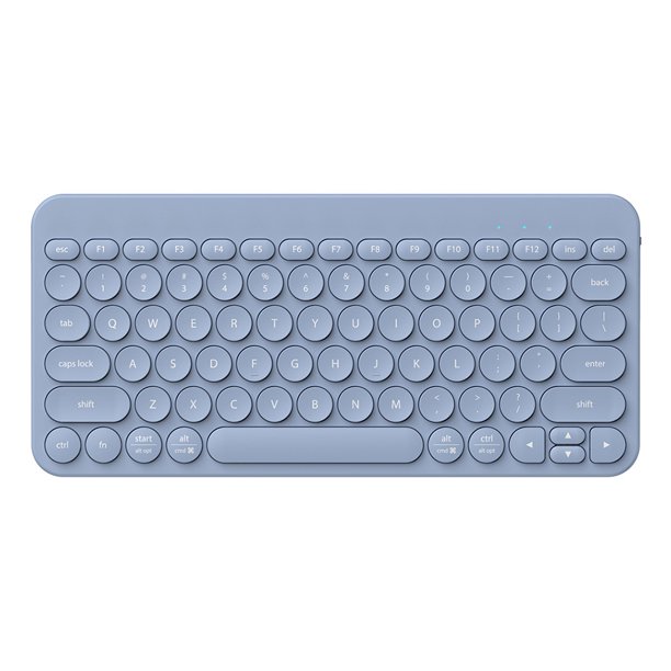 RF702 Punk Keycap Teclado recargable inalámbrico 2.4G BT5.0 compatible con Bluetooth