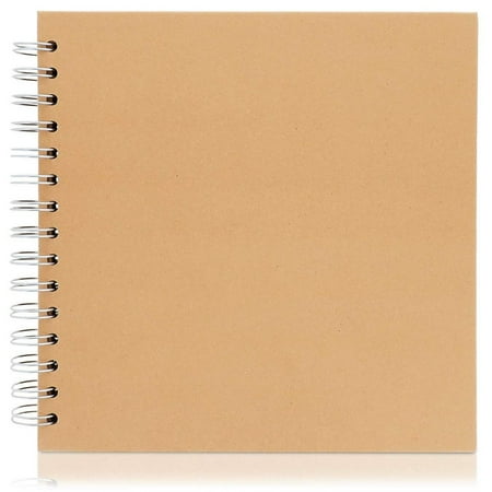 Photo Album Titles For Christmas Hardcover Kraft Blank Page Scrapbook Photo Album, 40 Sheets, 8 X 8 Inches ()
