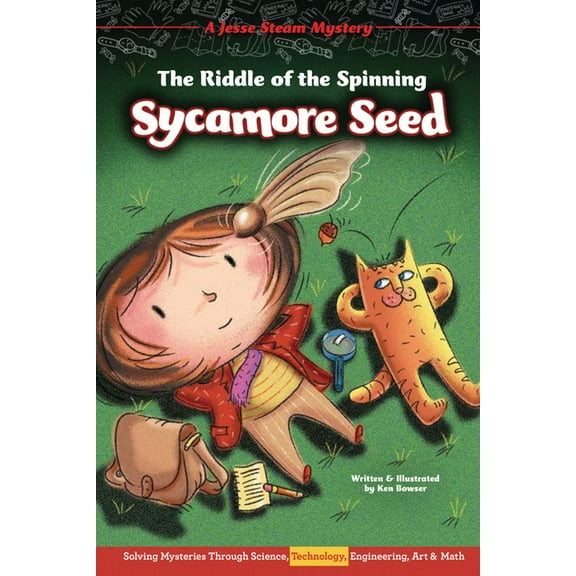 Jesse Steam Mysteries: The Riddle of the Spinning Sycamore Seed (Hardcover)
