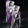 thumbnail image 2 of SuperShield Phone Case for iPhone 15 Pro Max Coridbrief Large Window Phone Case Leak Label Magnetic Bracket, Bontezz for iPhone 15 Pro Max MagSafe Satad Case - Purple, 2 of 5