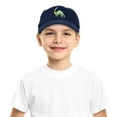 thumbnail image 6 of DALIX Brontosaurus Apatosaurus Dinosaur Kids Hat Baseball Cap Girls Boys in Navy Blue, 6 of 7