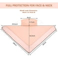 thumbnail image 5 of Sun Protection Face Cover Chiffon Breathable Neck Gaiter Scarf Chiffon Neck Scarf UV Protection Bandanas for Women Outdoors, 5 of 8