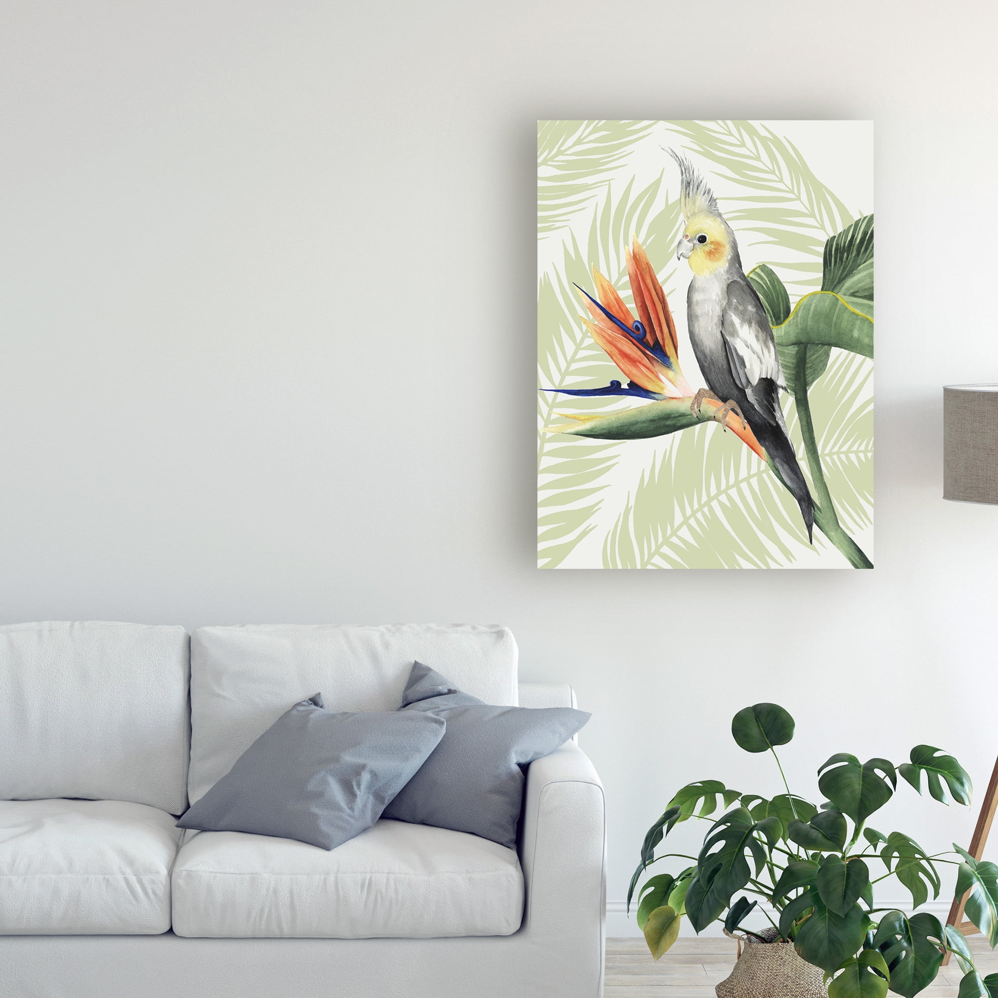 Trademark Fine Art 'Avian Paradise I' Canvas Art by Grace Popp