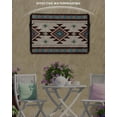 thumbnail image 6 of Outdoor TV Cover 60 to 65 Inch Weatherproof, Southwest Boho Pattern Waterproof TV Screen Protector for Outside Decor with Zipper and Pocket 58"L x 37"H , Aztec Tribal Texture Brown Blue Green, 6 of 7