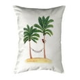 thumbnail image 2 of Betsy Drake KS085 11 x 14 in. Palm Trees & Monkey Small No-Cord Pillow, 2 of 2