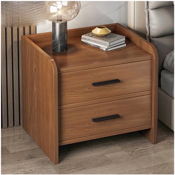 Mesita de noche moderna, pequeña, para dormitorio, armario de almacenamiento para el hogar