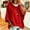 03-Red, variant on Women's Waffle Knit Drawstring Hoodie, Batwing Short Sleeve Loose Hooded Top, Casual Lightweight Oversized Pullover Outwear for Daily Layering 05-White M