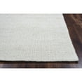 thumbnail image 2 of Twist 3' x 5' Solid Off White Hand Woven Area Rug, 2 of 5