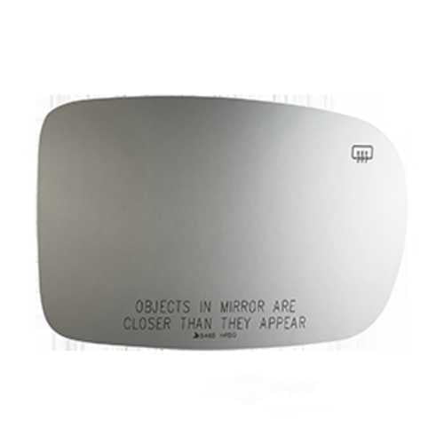 Burco Side View Mirror Replacement Glass with Motor Mount Plate - Clear Glass - 5465HRSG