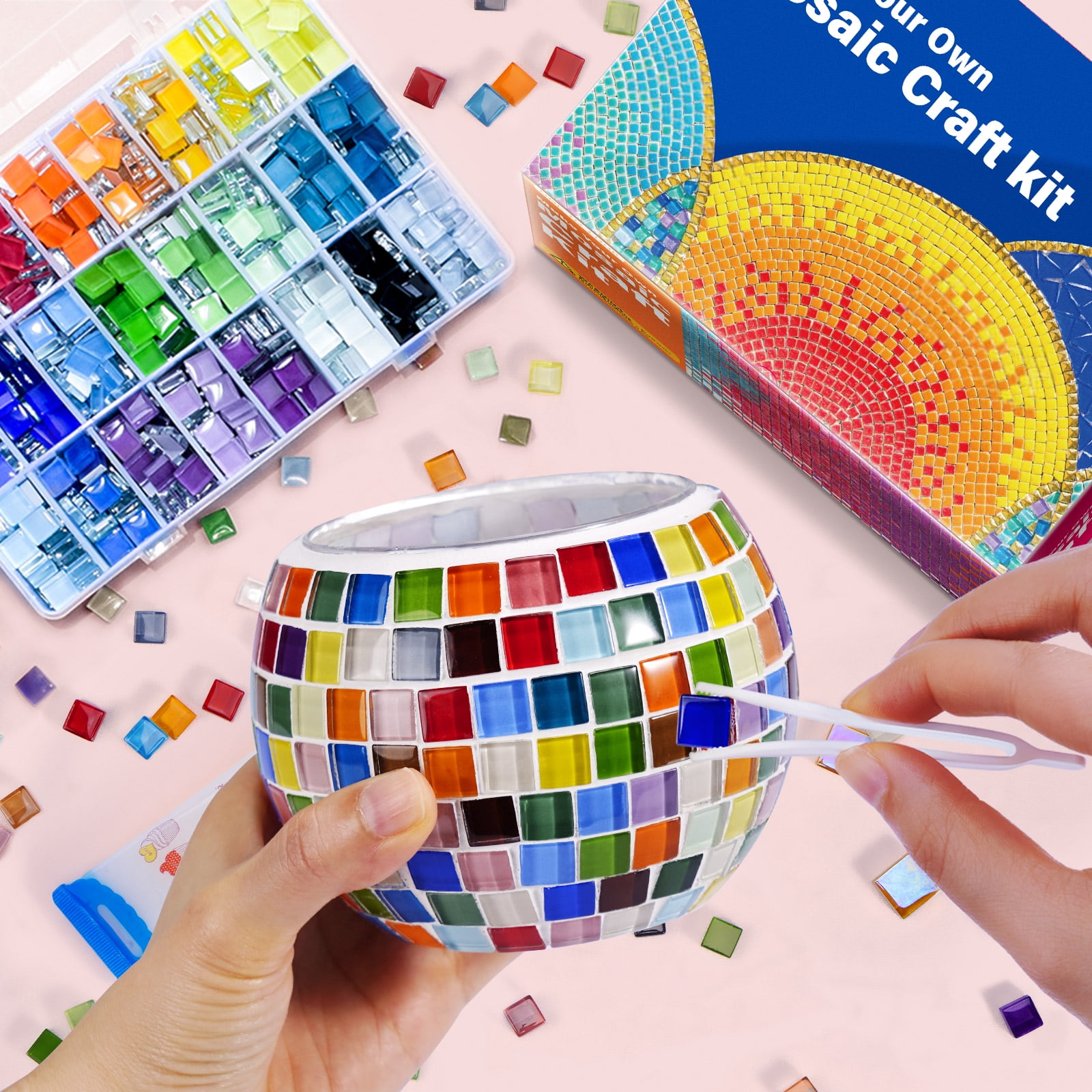 Arts and Crafts Vault – 1000+ Piece Craft Supplies Kit Library in