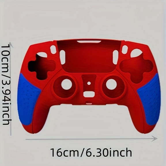For PS5 Elite Game Handle Protective Case with Dual Color Silicone Soft Shell for Anti slip, Anti scratch and Thickening Design
