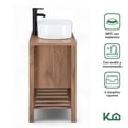 thumbnail image 2 of Gabinete Para Baño KingsHouse Mueble Lavamanos Ovalín Monomando 80x46x83 cm, 2 of 7