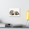 thumbnail image 4 of Badger Group Badger Troop Print Animal Wall Art Wildlife Canvas Prints Wall Art Ready to Hang Unframed, 4 of 18