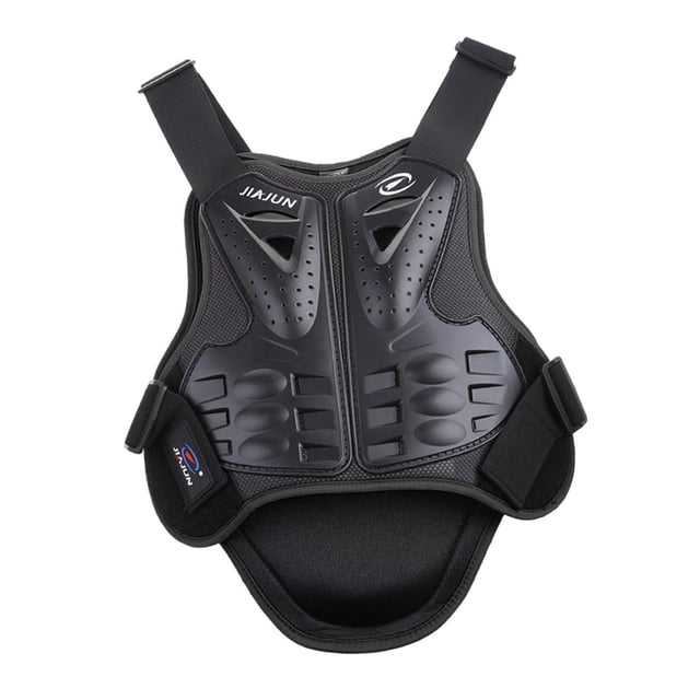 Almencla Motorcycle Protection, Vest, Motorcycle Jacket Spine Chest Protection Chest Back Black