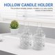thumbnail image 4 of 6 Candle Tea Light Holders Metal Hanging Hollow Bird Cage Lantern, 4 of 5