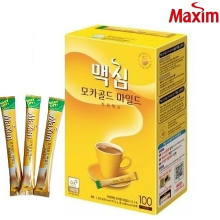Dongsuh Maxim Mocha Gold Mild Coffee Mix 100pks Walmart Com