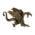 thumbnail image 1 of simhoa Statue de Petit Dragon Volant en Laiton 6,5x3,8 cm pour Entrée Accessoires de Table, 1 of 8