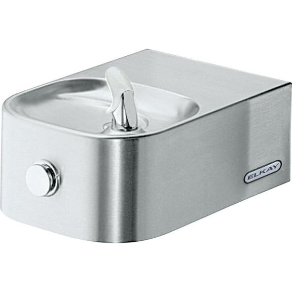 Elkay EDFP214C Soft Sides Non-Filtered Non-Refrigerated Single Fountain (Stainless Steel)