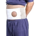 thumbnail image 3 of Cinturón de hernia abdominal para prevenir la hernia paraestomal - Cinturones de soporte de ostomía médica con 3.14quot; Orificio para poste de pacientes de colostomía oso de fresa Hogar, 3 of 5