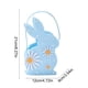 thumbnail image 3 of Bolsa de regalo para dulces de Pascua | Bolsa de tela no tejida con forma de huevo | Bordes reforzados y duraderos | Asa cómoda para niños y adultos | Organizador multiusos para guardar refrigerios, 3 of 6