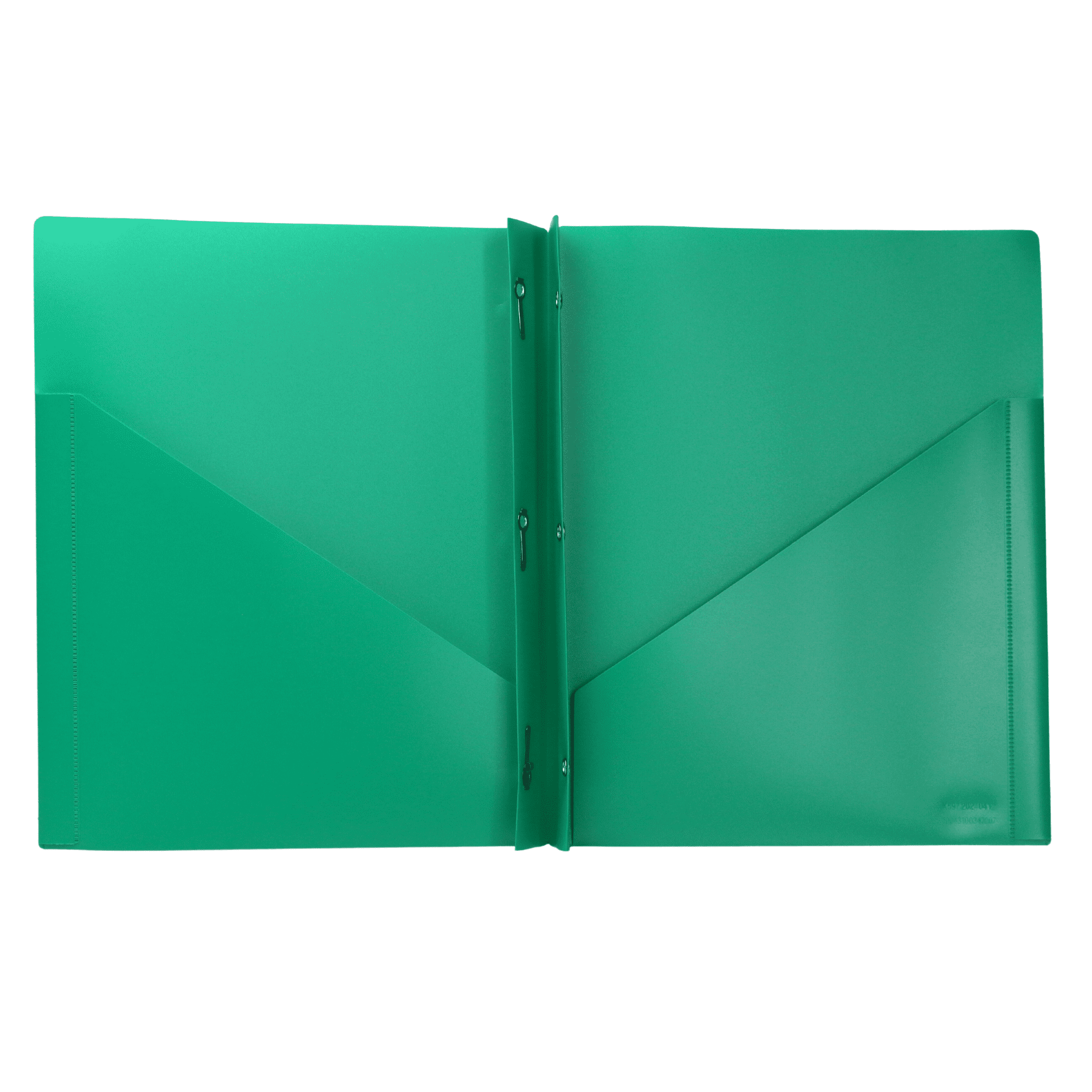 Acco Color Talk Pocket & Prong Plastic Folder: 9 in. x 11 in. (Color May Vary) 1 folder [12-pack]