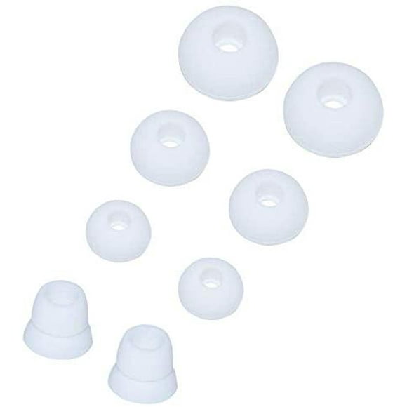 Embouts d'Oreille en Silicone de Rechange Eargels pour Beats by dr dre Powerbeats 3 Écouteurs Stéréo Sans Fil (Blanc)