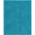 thumbnail image 5 of Well Woven Elle Basics | Emerson Shag Teal Blue | Textured Area Rug 6x9 (6'7" x 9'6"), 5 of 8