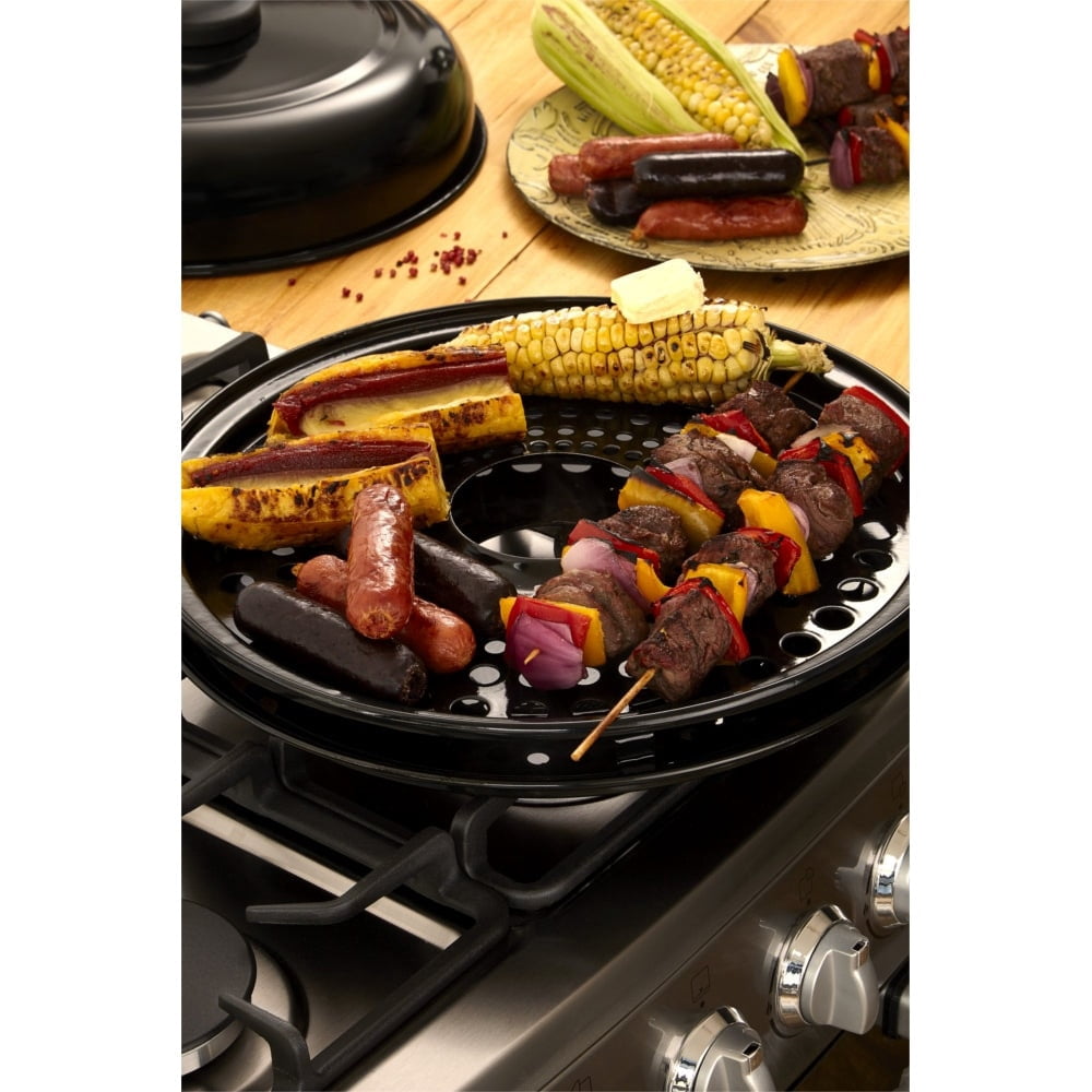 Artesano Iron Works | Home Decor Indoor Smokeless Grill ASATODO Nonstick Stovetop Grill by Artesano Home Decor Red