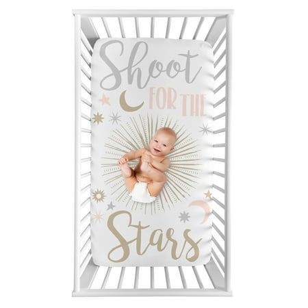 UPC: 0846480072386 | Celestial Photo Op Fitted Crib Sheet by Sweet Jojo Designs