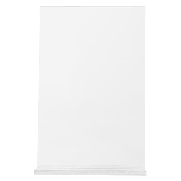 Miangastore Table Sign Stand Acrylic Flyer Holders Transparent 6Pcs 6.4x3.9x1.9In
