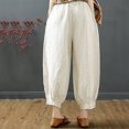 thumbnail image 3 of SIYUDAN Pants For Women Woman Pants Casual White Adult Baggy Pants Comfy Work Pants High Waist Wide Leg Pants With Pockets Fall Pants For Women, 3 of 3