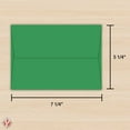 thumbnail image 5 of Green A7 Bright Color Envelopes - 5 1/4 x 7 1/4 Inches - Perfect for 5x7 Photos, DIY Arts and Crafts Cards - for Professional and Homemade Projects - Pack of 50 Envelopes, 5 of 5