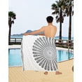 thumbnail image 5 of HAPPY BAY Men's Standard Swimsuits Sarong Pareo Beach Wrap One Size Snow, Mandala Summer Vacation Party, 5 of 5