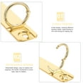 thumbnail image 6 of LEORX  Binder Clasp Scrapbook 2 Ring Kit Scrapbooking Office Golden, 6 of 7