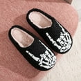thumbnail image 1 of Zapatillas de felpa de Halloween pantuflas mullidas para el hogar zapatos suaves para parejas para el invierno, 1 of 9
