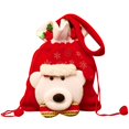 thumbnail image 3 of Christmas Candy Bag Cartoon 4PCS Festive Xmas Drawstring Bag Holiday Treat Pouch, 3 of 10