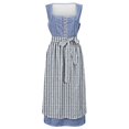 thumbnail image 3 of NMMUED Dirndl Dresses Women 2pcs Oktoberfest Outfits Women October Festival Costume for Women Traditional Oktoberfest Costume German Outfit Women, Blue L, 3 of 7