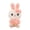 Pink, variant on Bunny holding Heart Flower Plush, 14.97" Soft Rabbit Stuffed Animal for Birthday Gifts Blue