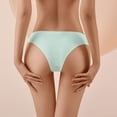 thumbnail image 4 of GEWSEY Cotton Thongs for Women Soft Low Rise Sexy Thong Ladies Panties Womens Underwear (Pink, S), 4 of 5