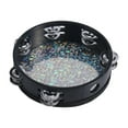 thumbnail image 1 of MERIGLARE Tambourine Percussion Hand Drum Musical Instruments for KTV Activity Dancing 8inch Sequin, 1 of 9