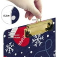 thumbnail image 4 of FMSHPON Christmas Xmas Glove Snowflake Clipboard Hardboard Wood Nursing Clip Board and Pull for Standard A4 Letter 13x9 inches, 4 of 5