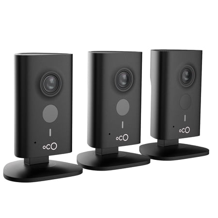 Oco Indoor Security Camera Video Monitoring Surveillance with Cloud Storage and SD card (3-pack)