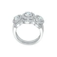 thumbnail image 2 of Diamond Bypass Promise Ring in Sterling Silver (1/10 cttw) (I-Color, SI3-I1-Clarity) (Size-6.5), 2 of 3