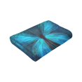 thumbnail image 4 of LNWH Super Soft Flannel Bed Blanket, Cozy Fluffy Warm All Seasons Fantasy Lie Butterfly Pattern Throw Blankets for Sofa Bedding, 80"x60", 4 of 8