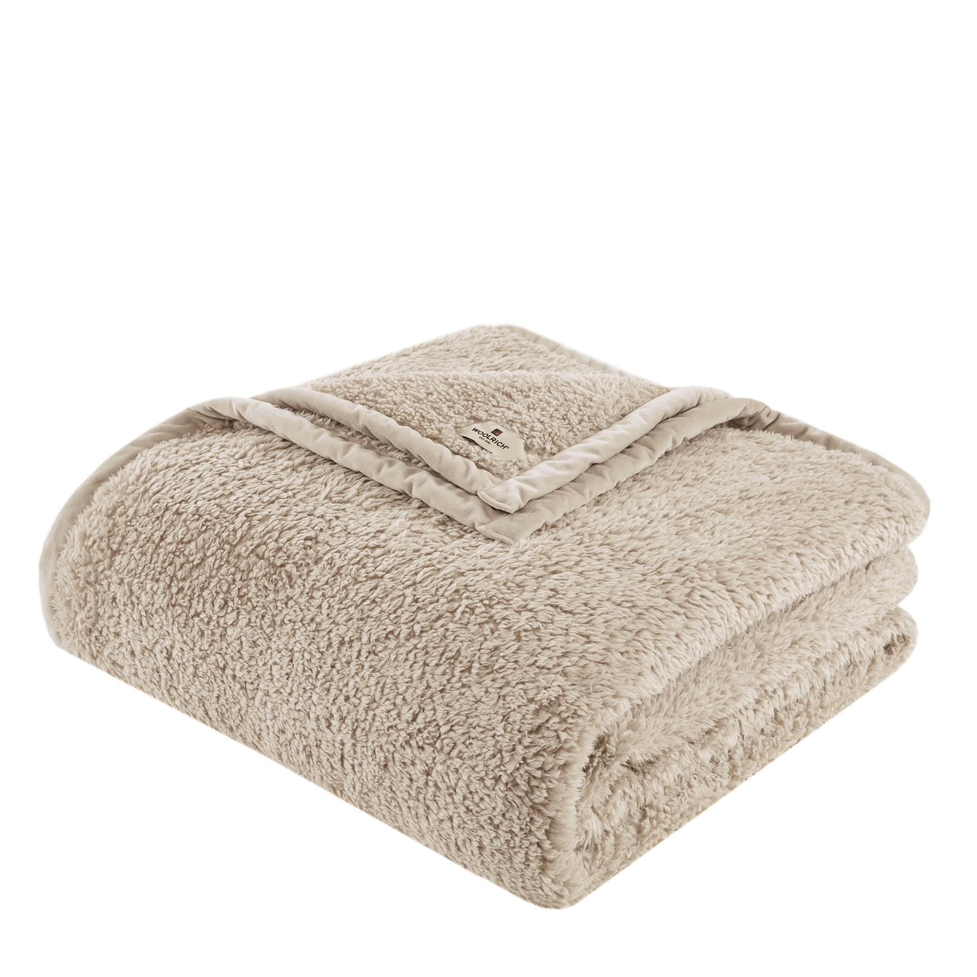 Woolrich Burlington Berber Blanket, Full/Queen, Tan